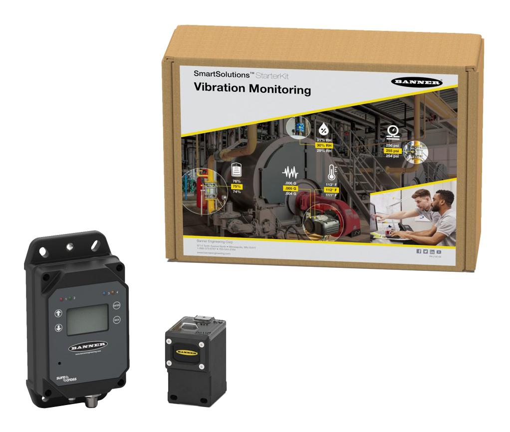 Banner Engineering Starterkit91200-Vibe-V Starter Kit, Vibration & Temp Monitoring