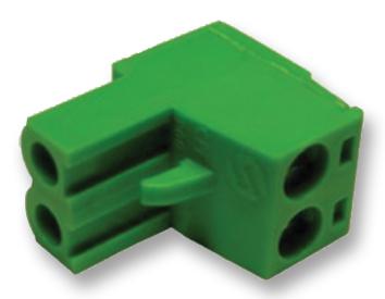 CamdenBoss Ctb9400/4 Terminal Block, Pluggable, 4Pos, 12Awg