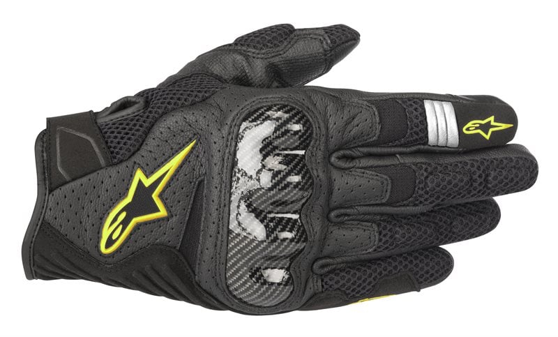 Alpinestars SMX-1 Air V2 Black Yellow Fluo Size S