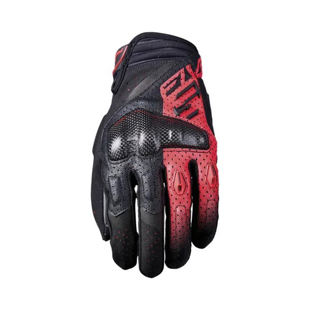 Five RSC Evo Gloves Black Red Size L