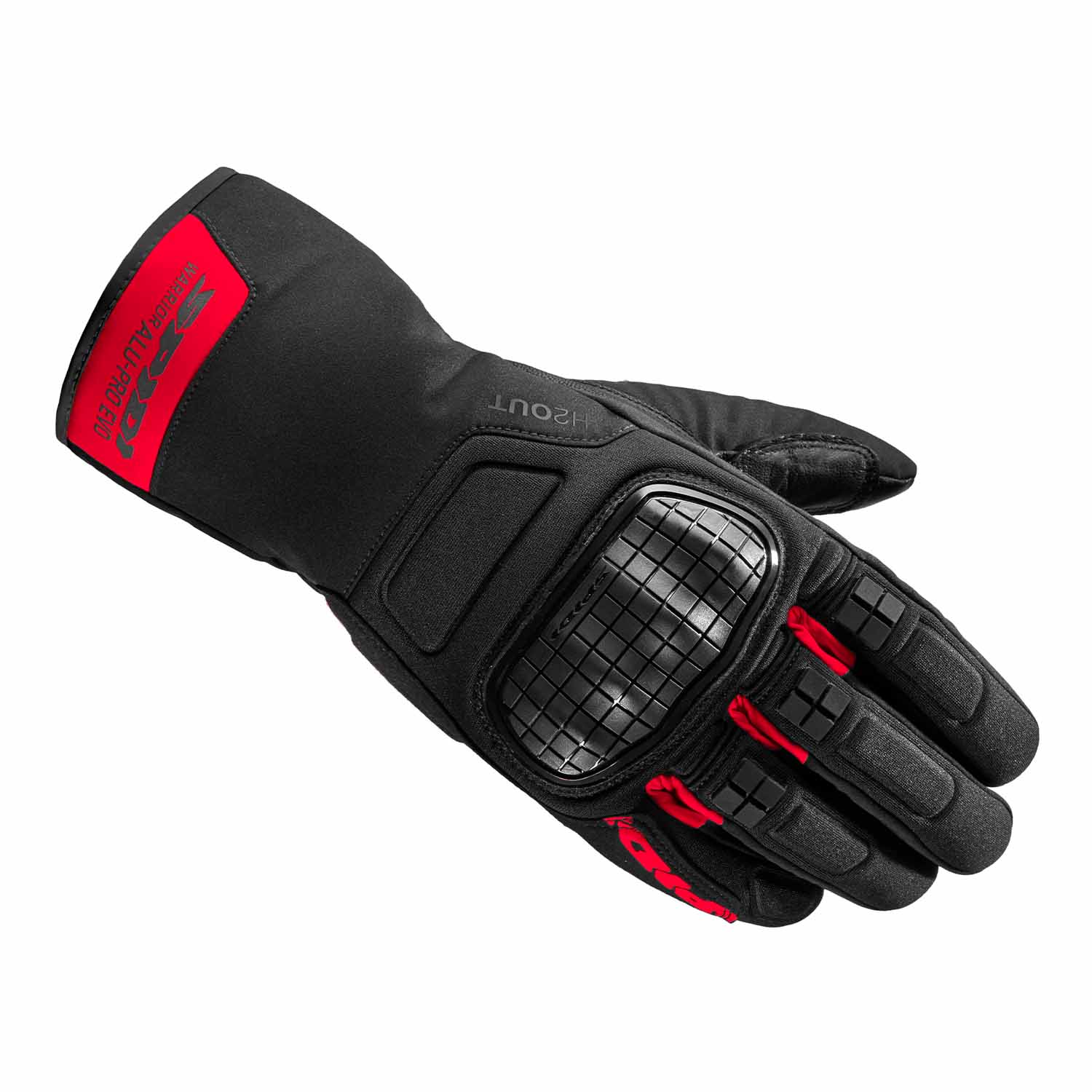 Spidi Alu-Pro Evo Gloves Black Red Size L
