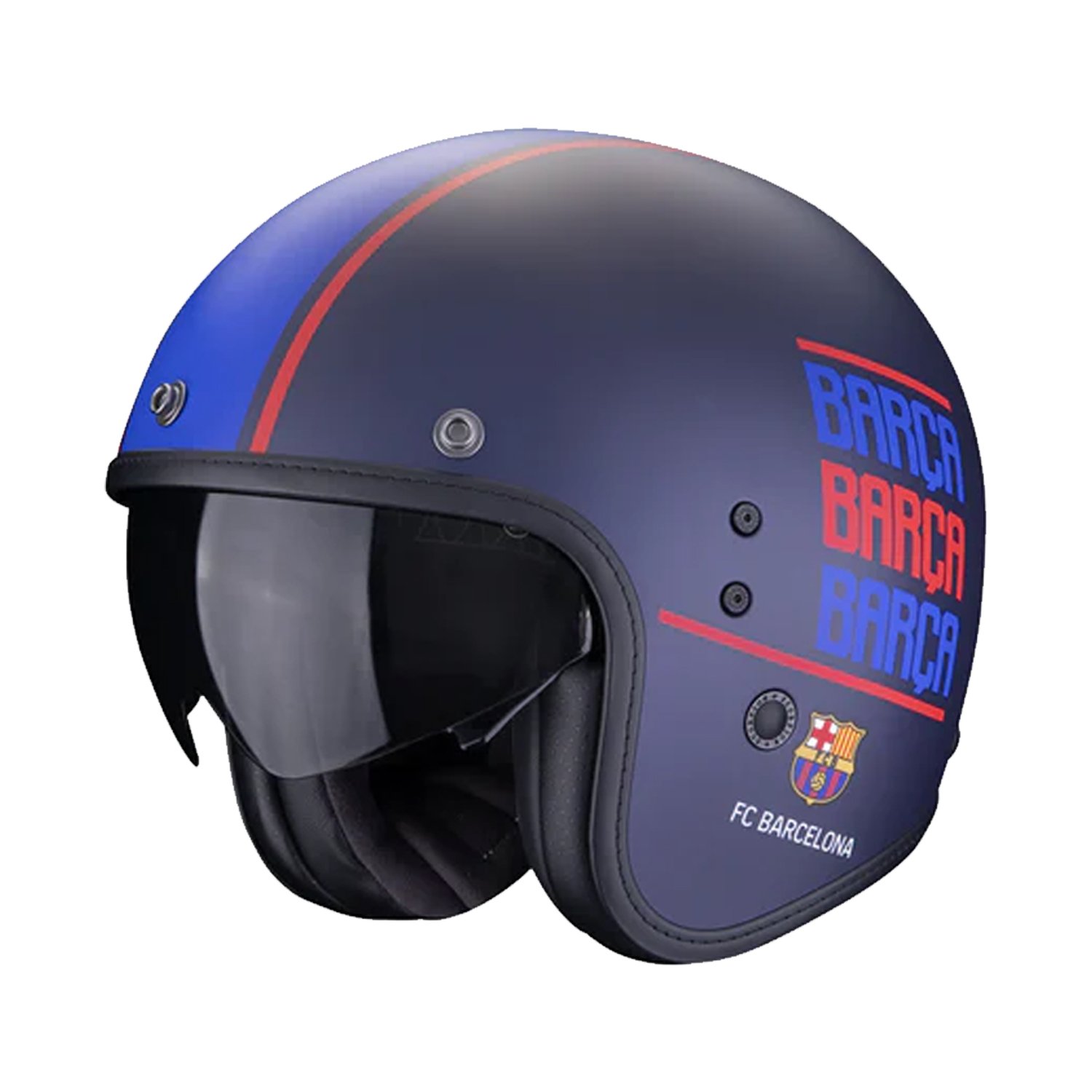 Scorpion Belfast Evo FC Barcelona Blue Matt Jet Helmet S