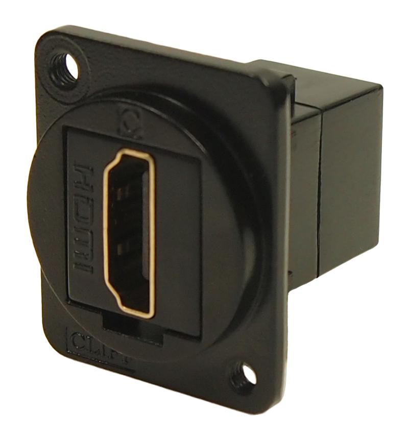 Cliff Electronic Components Cp30200Gm3B Adapter, Hdmi A Rcpt-Rcpt, Black Metal