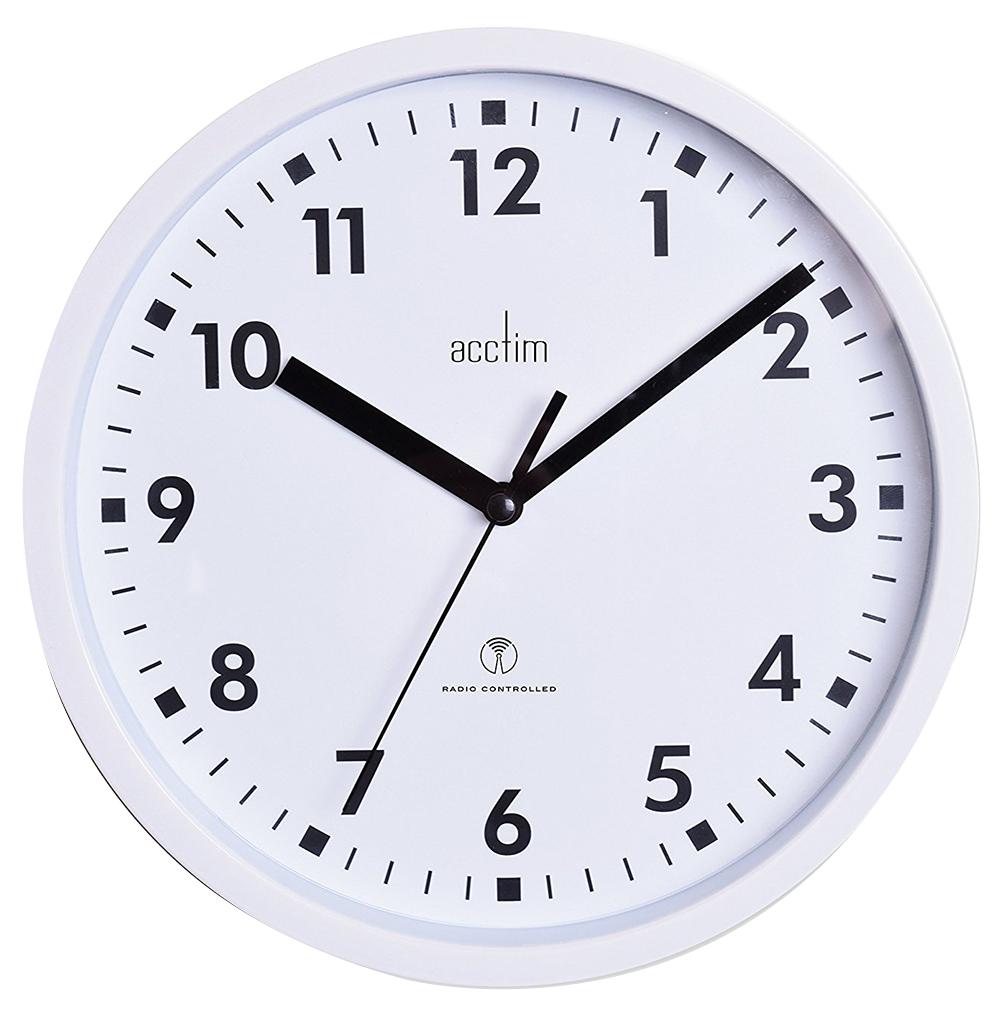 Acctim 74662 Clock Plastic Radio Controlled 20Cm
