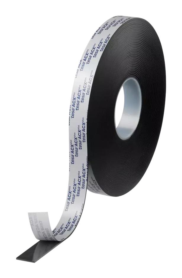 Tesa 07078-00011-22 Tape, Black, 19mm X 18M