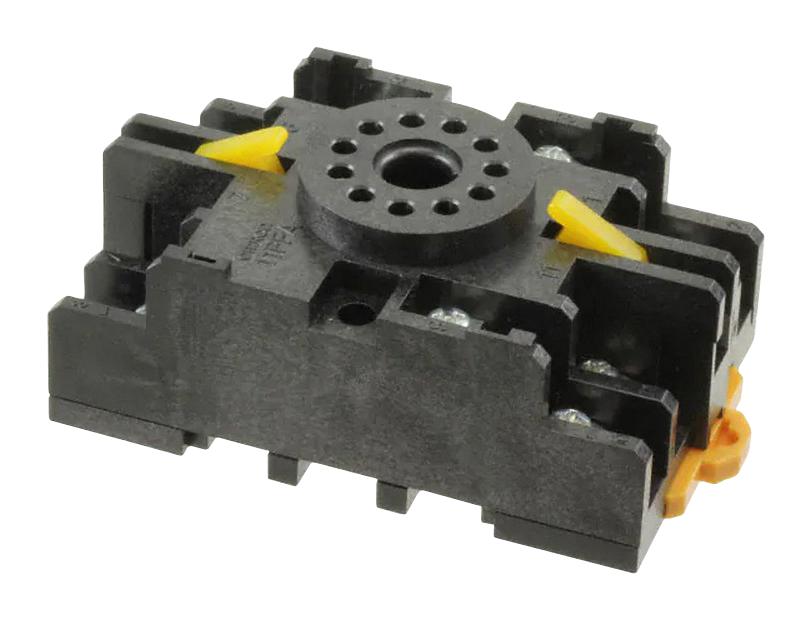 Omron Industrial Automation 11Pfa Relay Socket, 11 Pin, Din Rail/screw/blk