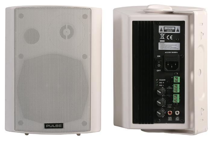 Pulse Plus Active40Pro-Wh Active Speakers, 40W Rms, White