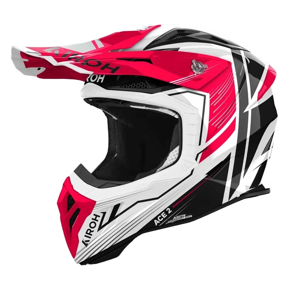 Airoh Aviator Ace 2 Engine Red Gloss Offroad Helmet Size S