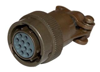 Amphenol Industrial Pt06J-12-3S Circular Connector Plug, Size 12, 3 Position, Cable