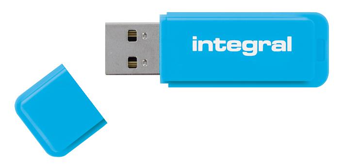 Integral Infd16Gbneonb3.0 Usb 3.0 Flash Drive Neon 16Gb Blue