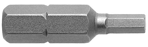 Utica 185-3X Hex Bit, Socket, 1-5/16In, Tool Steel