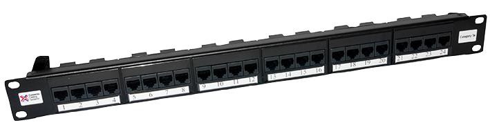 Connectorectix Cabling Systems 009-001-001-01 Patch Panel, 24Way Cat 5E, High Density