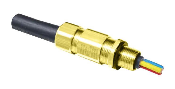 Moflash Signalling 50200 Cable Gland, Brass, 20.5mm