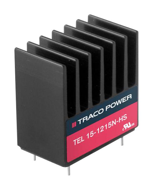 TRACO Power Tel 15-2413N-Hs Dc-Dc Converter, 15V, 1A