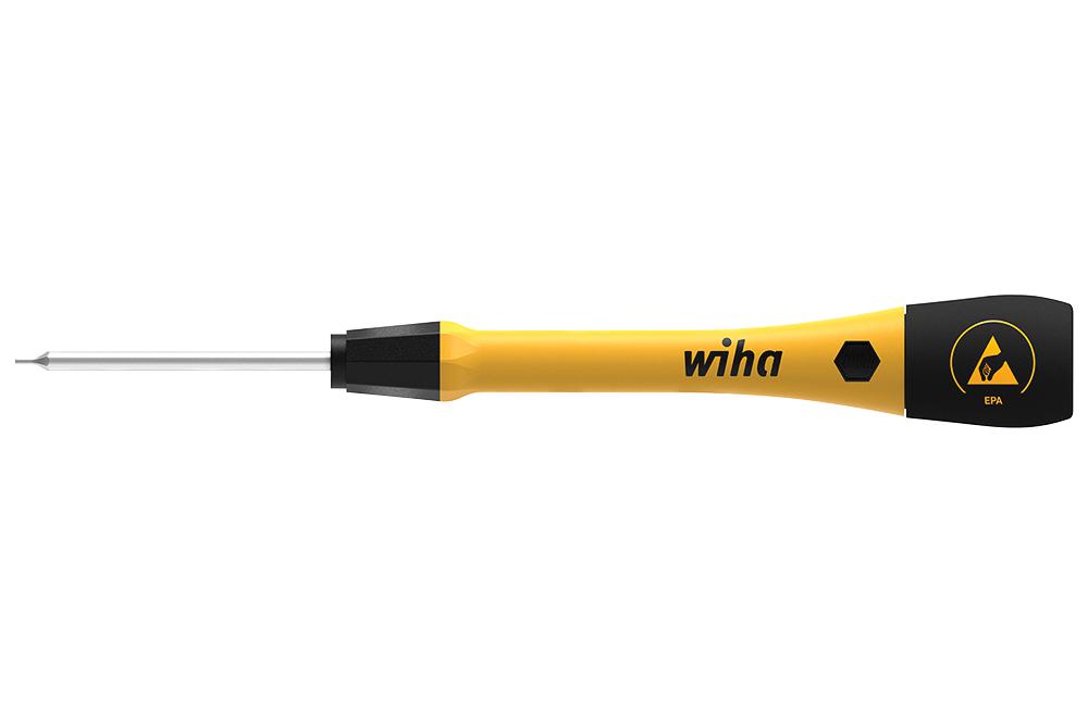 Wiha 43679 Screwdriver, Hex, 0.7mm, 134mm, Esd