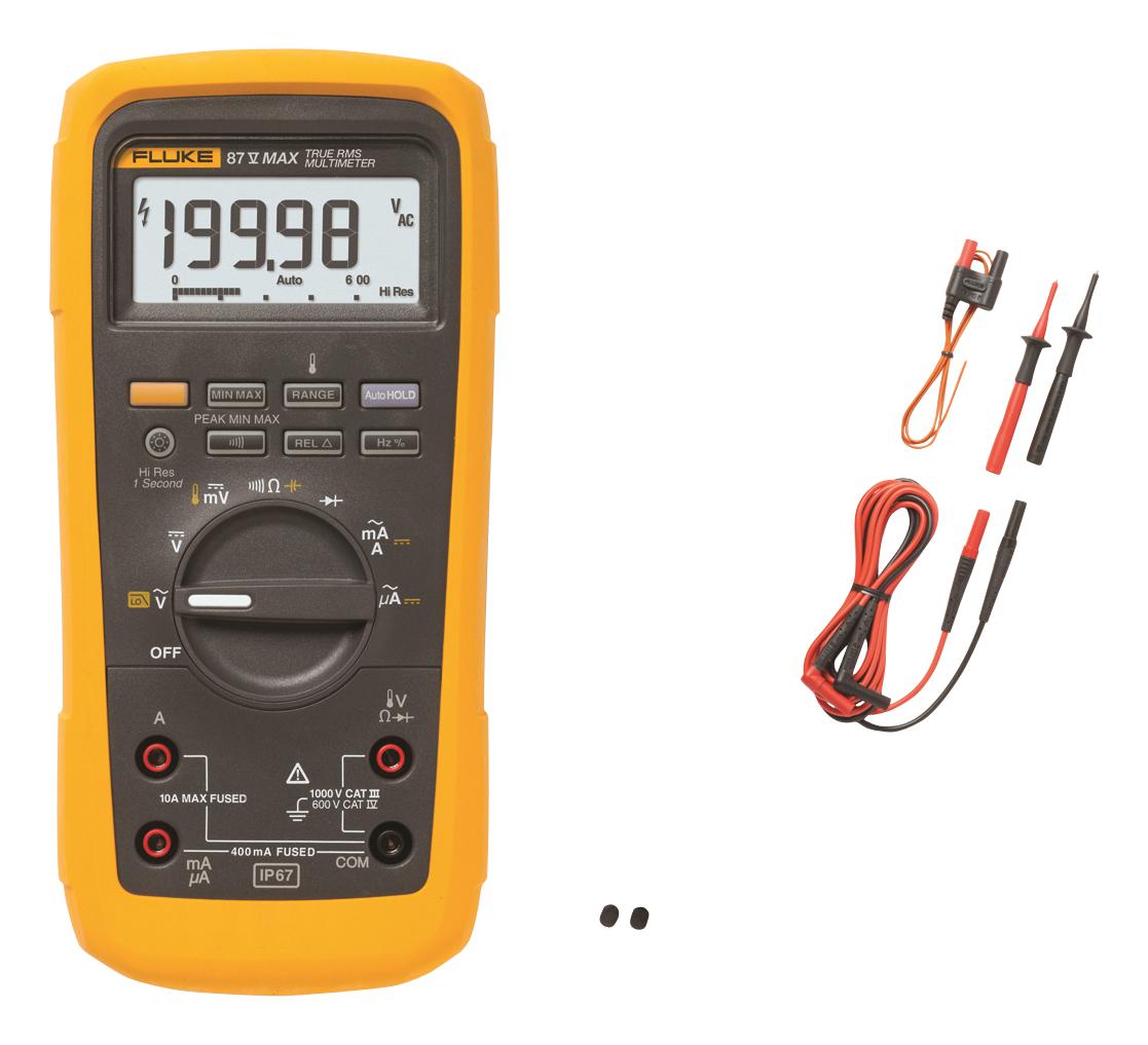 Fluke Fluke-87V-Max Digital Multimeter, True Rms, 10A, 1Kv