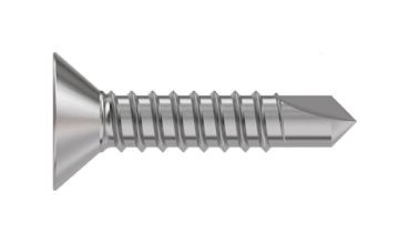 TR Fastenings 4.2 X 16 Ktstdx Z100 Din7504 Countersunk Head Screw, Steel, 4.2X16mm