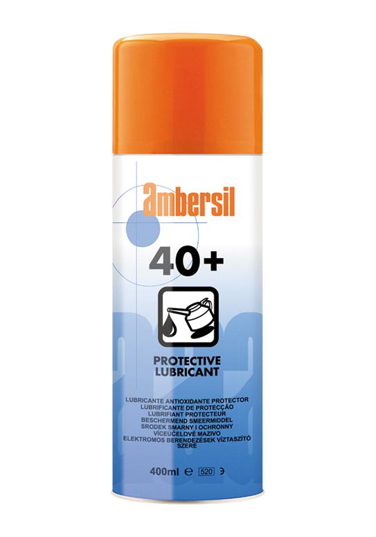 Ambersil 40+, 400Ml Lubricant, Oil, Aerosol, 400Ml