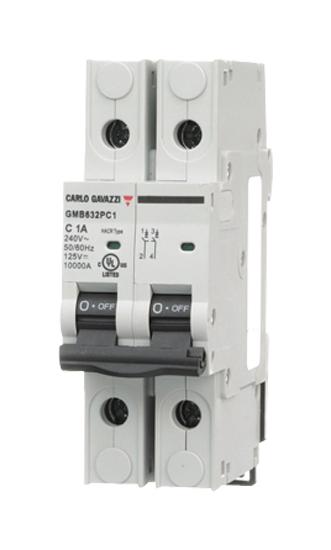 Carlo Gavazzi Gmb632Pc30 Thermal Mag Ckt Breaker, 2P, 30A, 240Vac