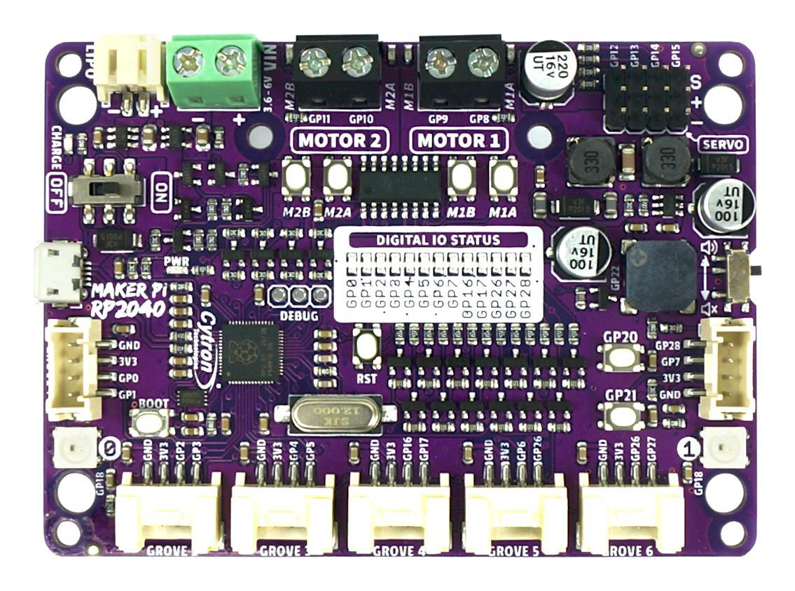 Cytron Maker-Pi-Rp2040 Maker Pi Board, 32Bit, ARM Cortex M0+