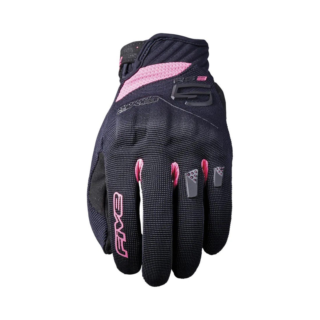 Five RS3 Evo Woman Gloves Black Pink Size S