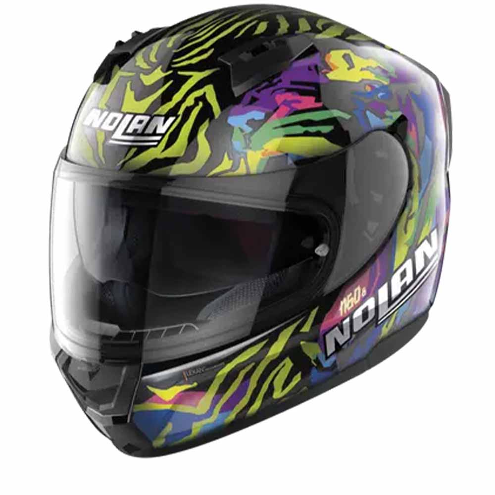 Nolan N60-6 BARRIO 068 Metal Black Multicolor Full Face Helmet Size S