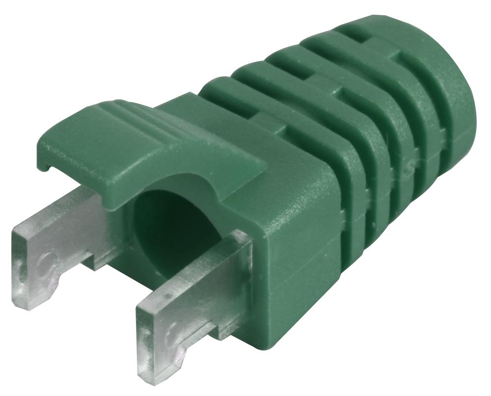 Speedy Rj45 Ps6Gn#100 Strain Relief Boot, Pvc, Rj45 Connector
