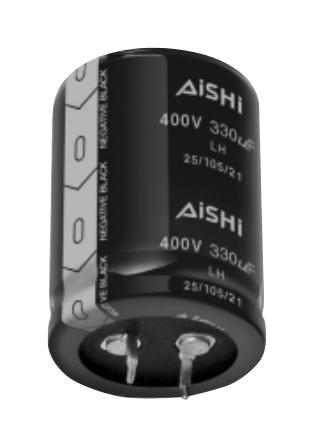 Aishi Elh2Gm331Q35Kt Capacitor, 330Uf, 400V, Alu Elec, Snap-In