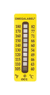 Omega Tl-10-190-30 Non-Reversible Label, Ten Dot, 54 X 18mm