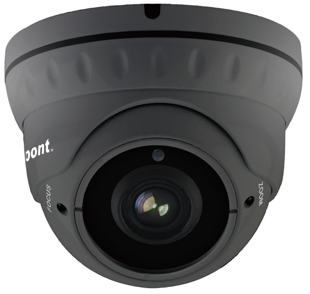 Blupont Sc-1080P-Dg-Vf-Stv-Bes Dome Camera, 1080P, Grey, 2.8-12mm Vf