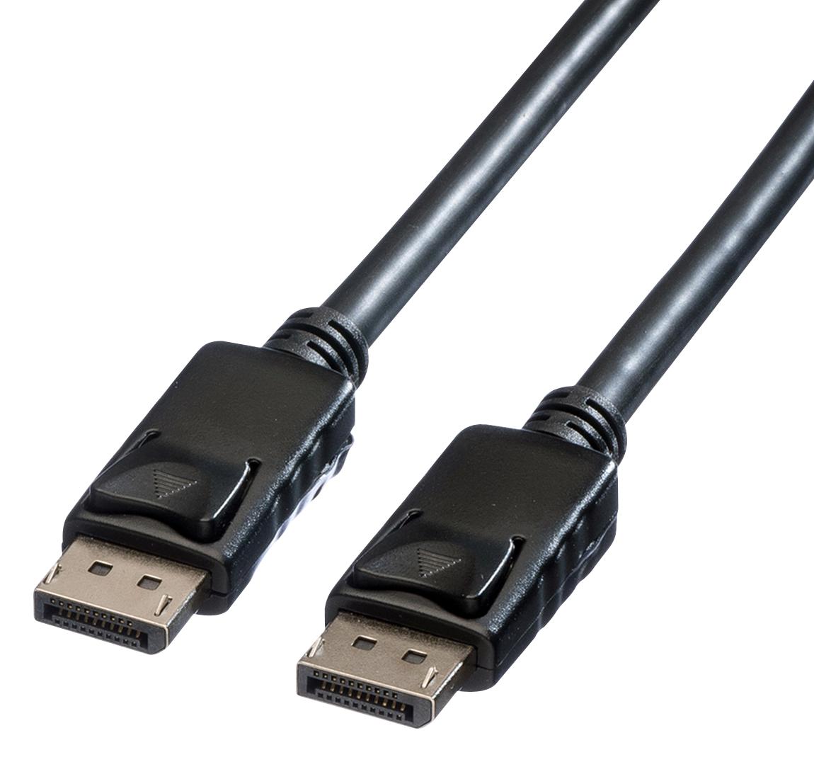 Roline 11.04.5982 Cable Assy, Displayport Plug-Plug, 2M