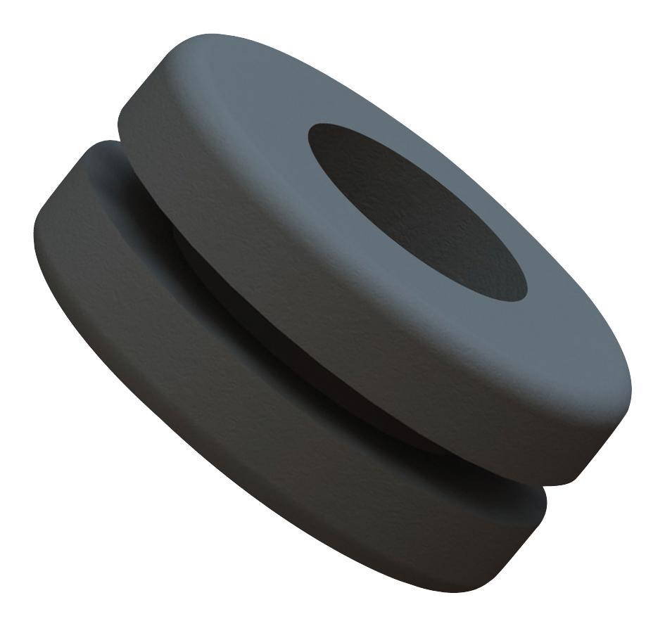 Essentra Components Dgb-10 Blank Grommet, Vinyl, 22.1mm, Round