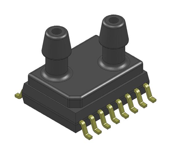 Amphenol All Sensors Dlc-L20D-D4 Pressure Sensor, 20In-H2O, Diff, I2C