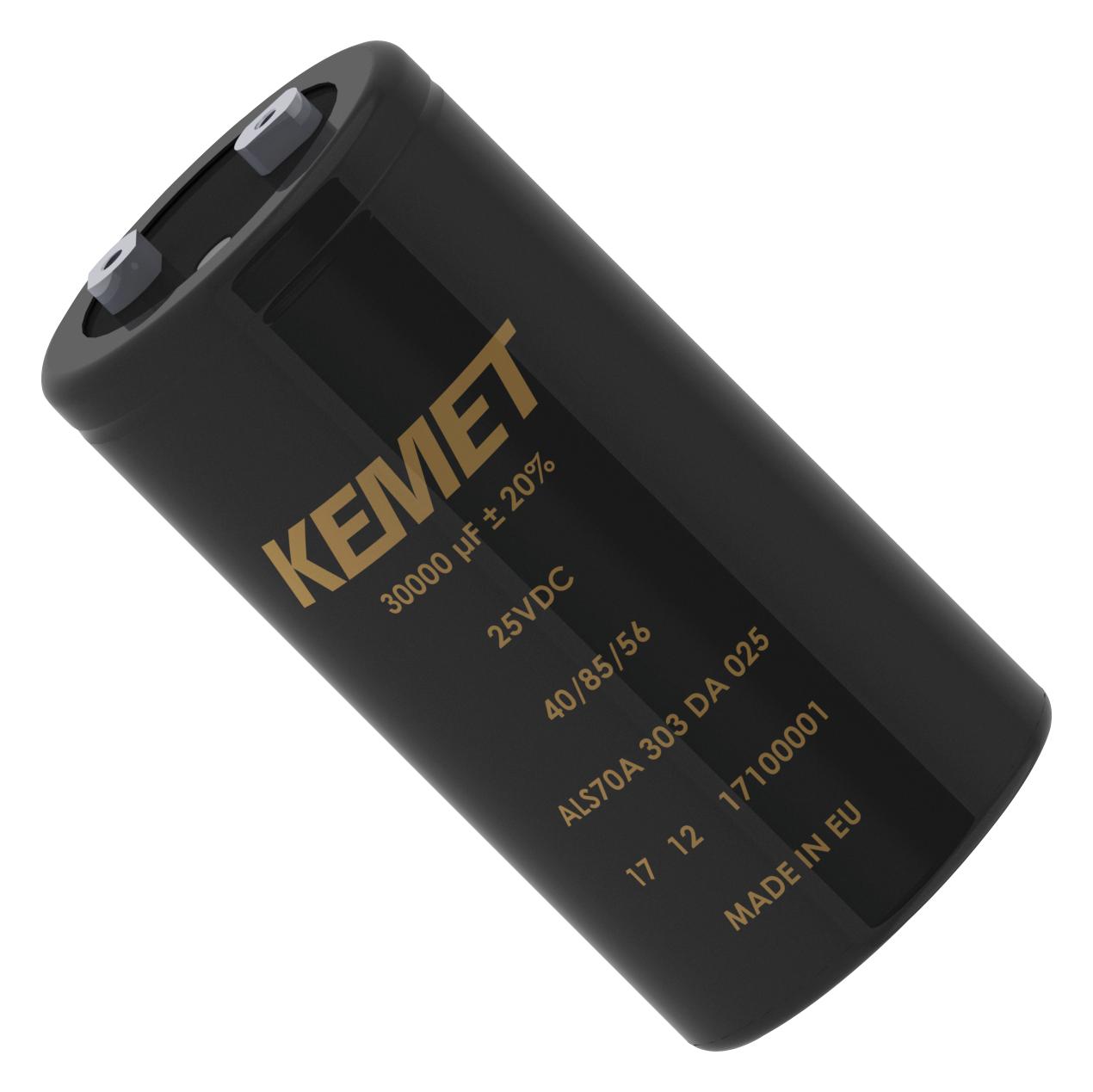 KEMET Als70A513Nf100 Capacitor, 51000Uf, 100V, Alu Elec, Screw