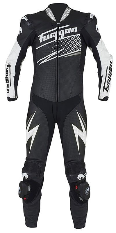 Furygan 6540-1024 Leather suit Full Ride Black-White-Silver Size 52
