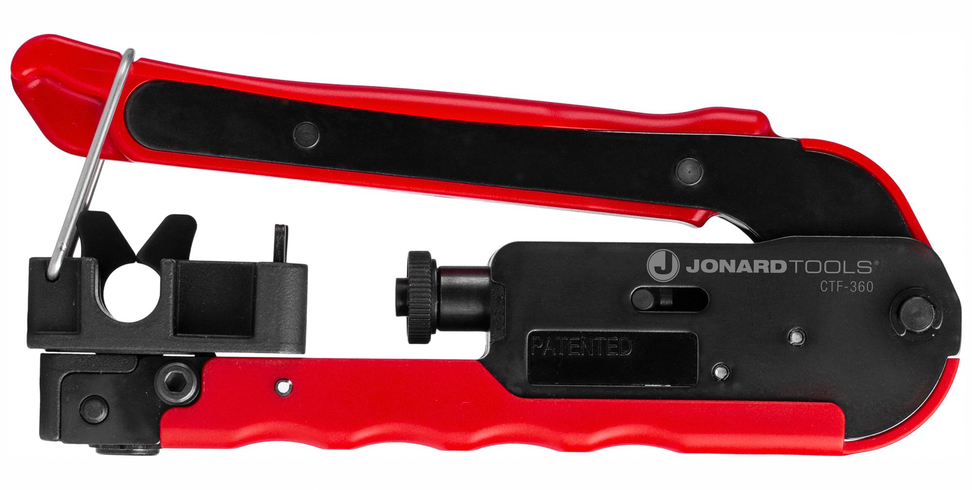 Jonard Tools Ctf-360 Hand, 360 Compression Tool, Carbon Steel