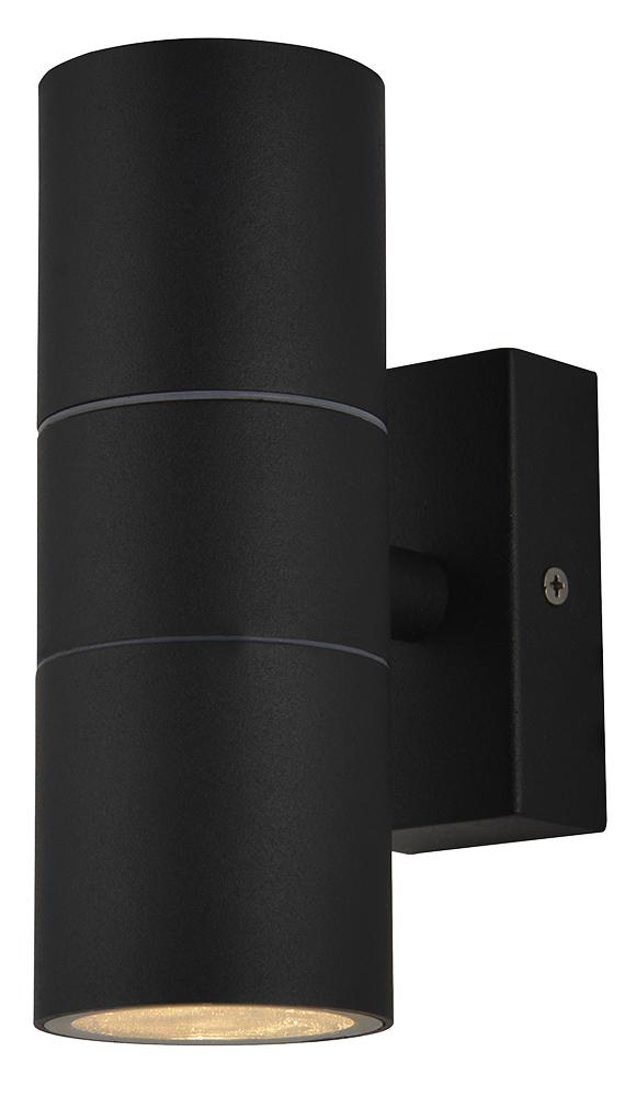 Forum Lighting Zn-20941-Blk Up & Down, Outdoor Wall Fitting, Black
