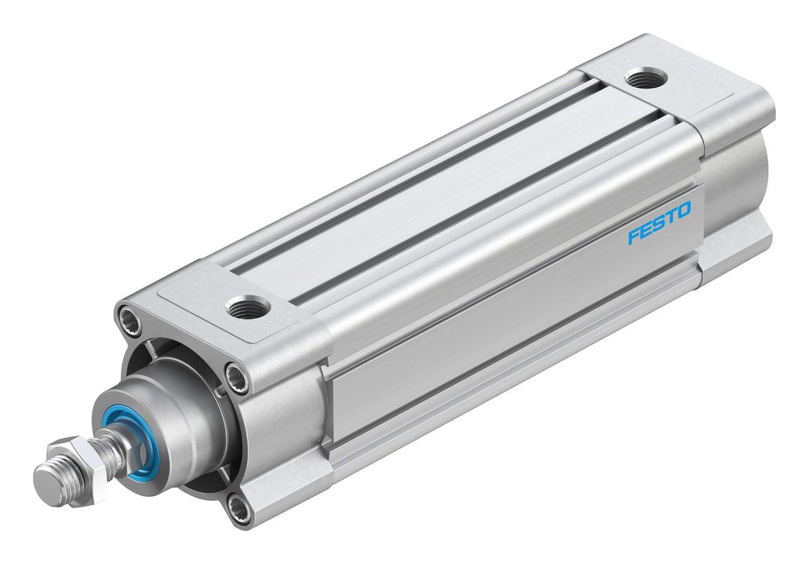 Festo Dsbc-63-160-D3-Ppsa-N3 Cylinder, Dbl Acting, 63mm, 12Bar, 160mm