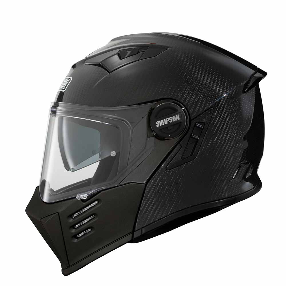 Simpson Darksome Carbon ECE22.06 Modular Helmet Size S