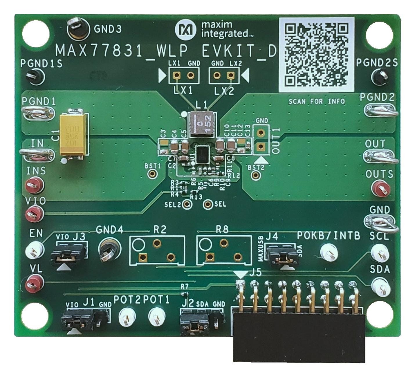 Maxim Integrated/analog Devices Max77831Wevkit# Eval Kit, Buck-Boost Converter