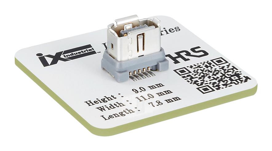 Hirose Ix80G-A-10P Enet Connector, Type A Jack, 10P10C, Smt