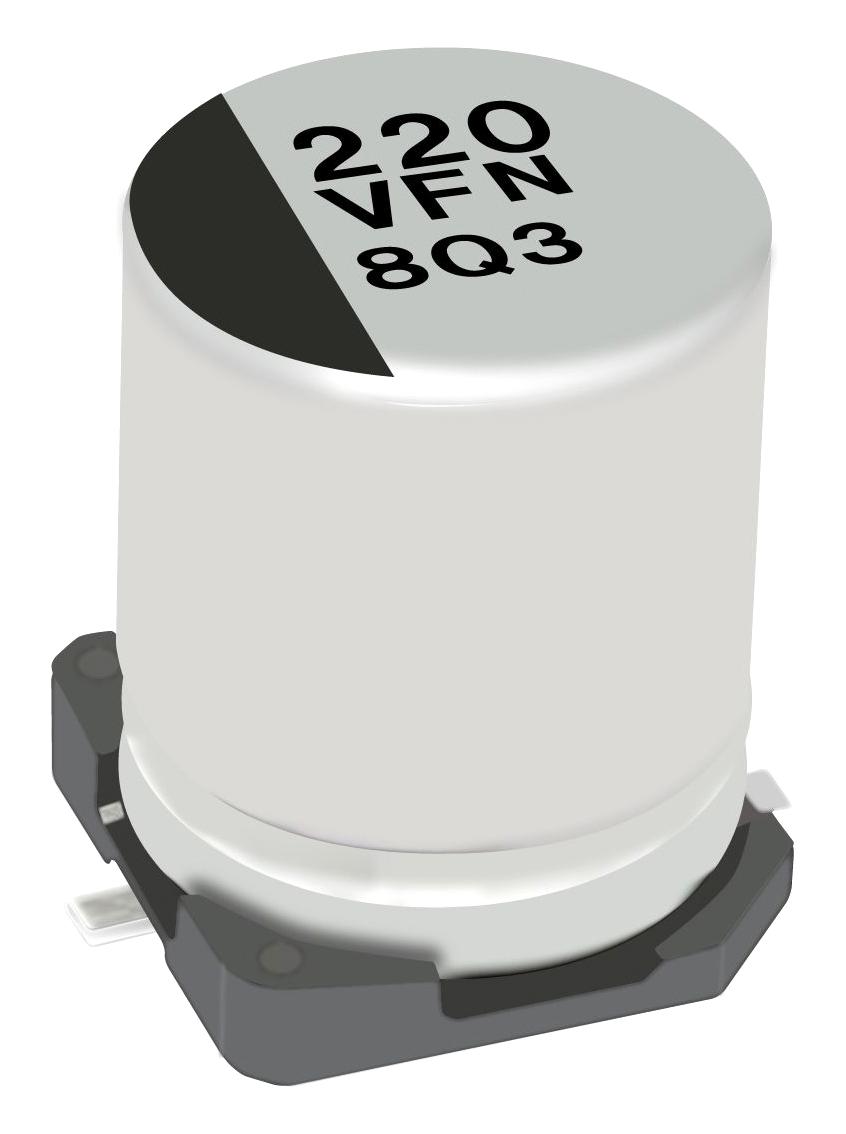 Panasonic Eeefn1E471Up Capacitor, 470Uf, 25V, Alu Elec, Smd