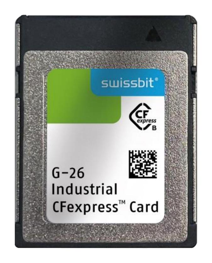 Swissbit Sfce040Gw1Eb4To-I-5E-11P-Std Cfexpress Card, Type B, 3D Pslc, 40Gb