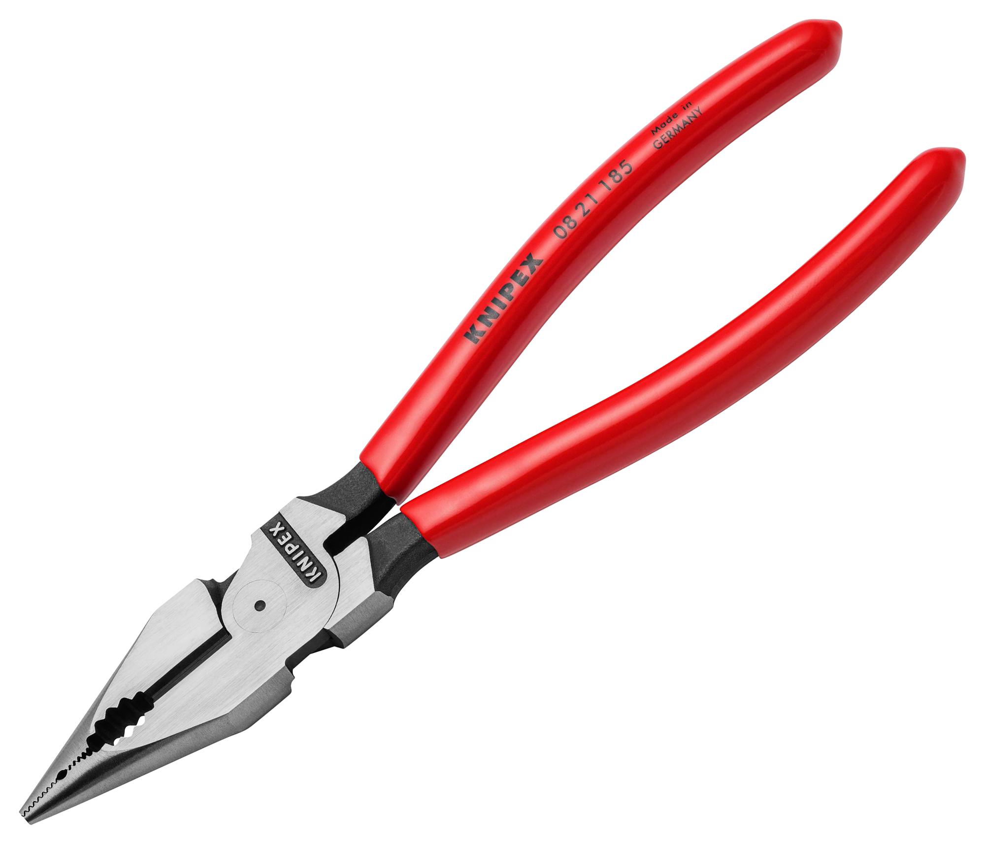 Knipex 08 25 185 Combination Plier, Needle Nose, 185mm