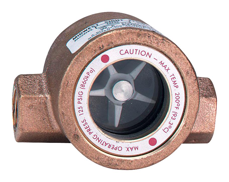 Dwyer Sfi-300-1-1/2 Flow Indicator, 125Psi, 1-1/2