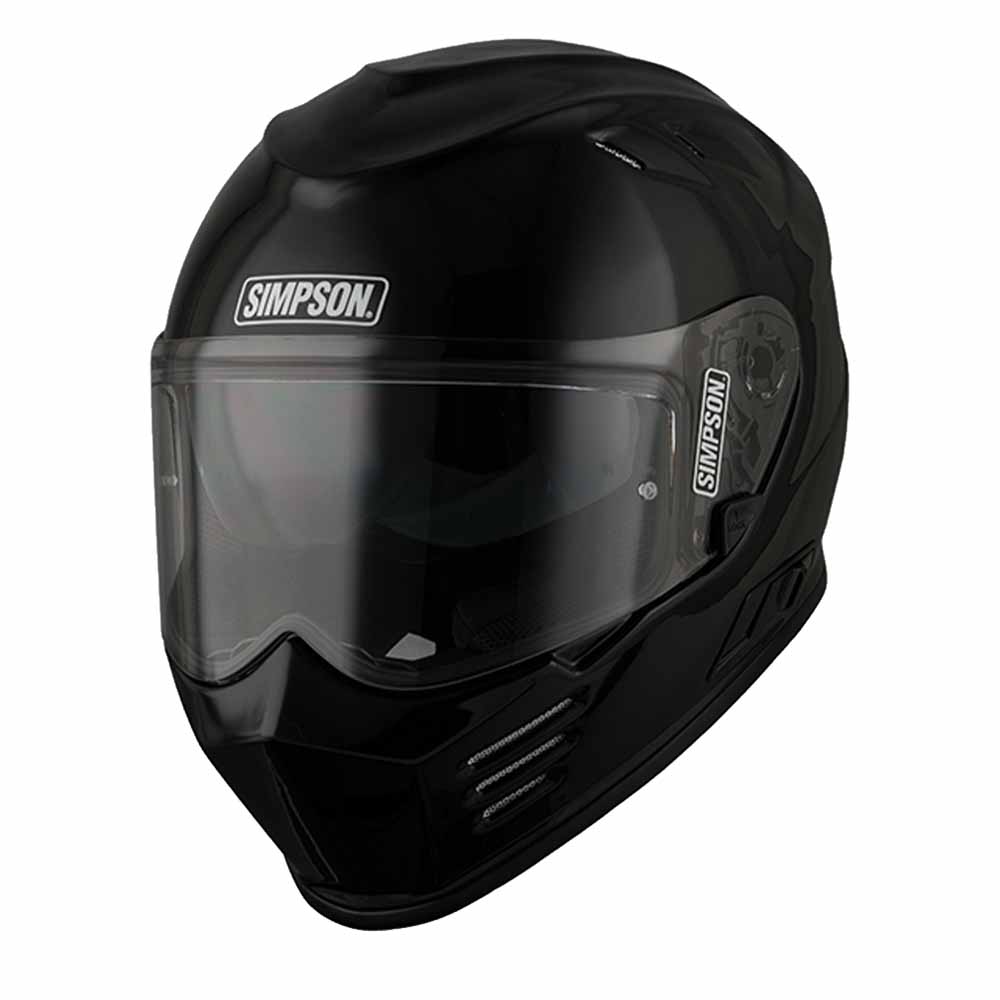 Simpson Venom Black Metal ECE22.06 Full Face Helmet Size M