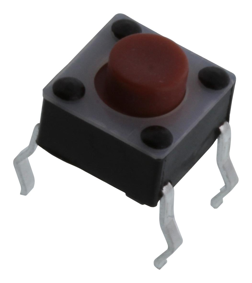E-Switch Tl1105Af100Q Tactile Switch, 0.05A, 12Vdc, Th