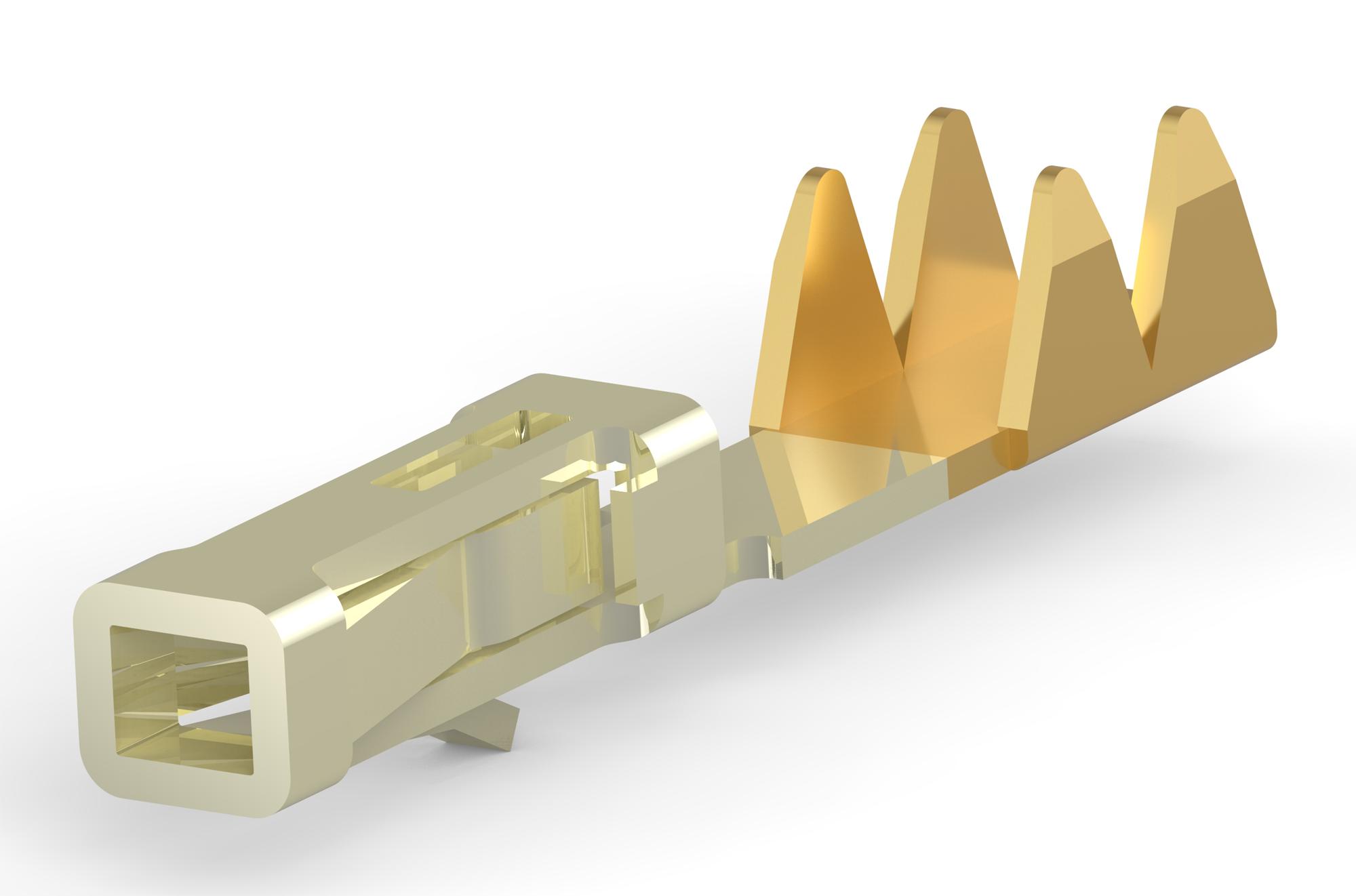 Amp Connectors / Te Connectivity 1-487117-1 Contact, Socket, Idc, Phosphor Bronze