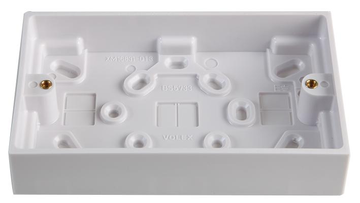 Volex Accessories Vx9414 Electrical, Surface Box, 2G, 20mm