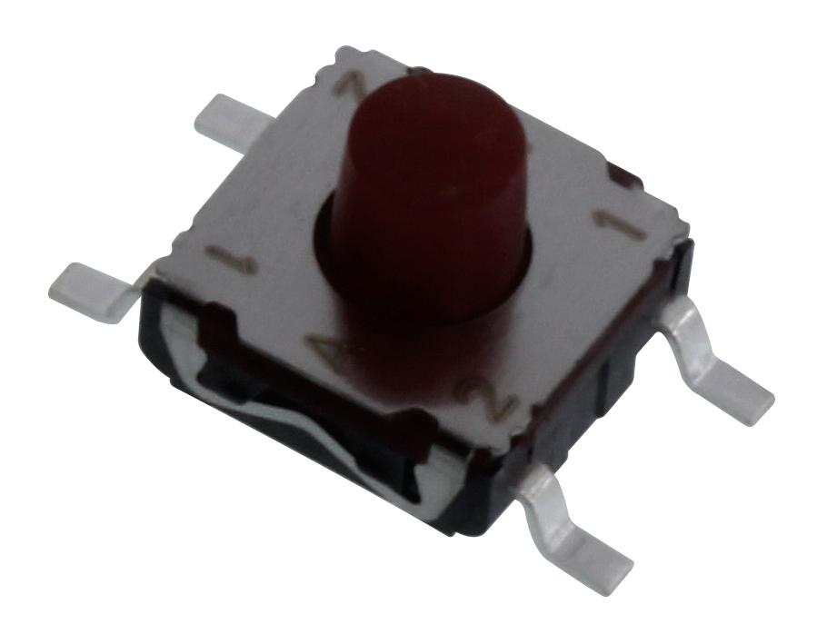 E-Switch Tl6150Bf160Qg Tactile Switch, 0.05A, 12Vdc, 160Gf, Smd